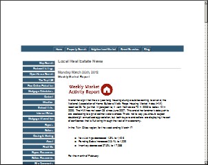 Web site www.adamsrealty.com, Adams Associates Realtors